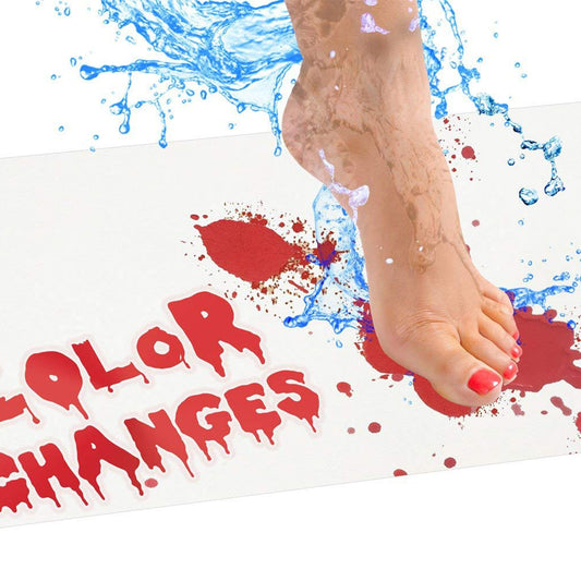 Color Changing Blood Bath Mat